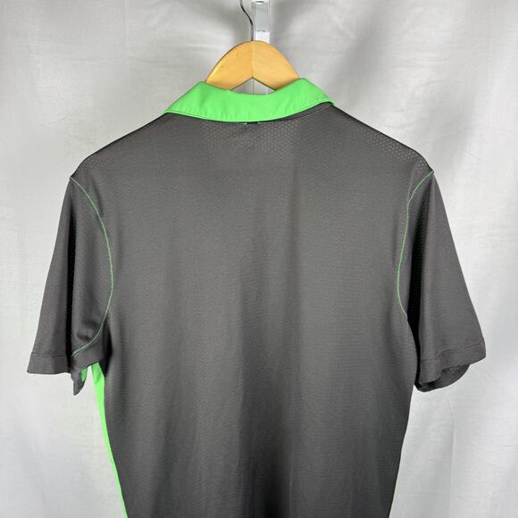 Nike Golf Tour Performance Dri-Fit Short Sleeve Golf Polo Green Men's Si… - Picture 6 of 7